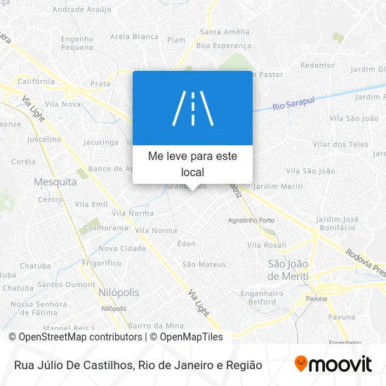 Rua Júlio De Castilhos mapa
