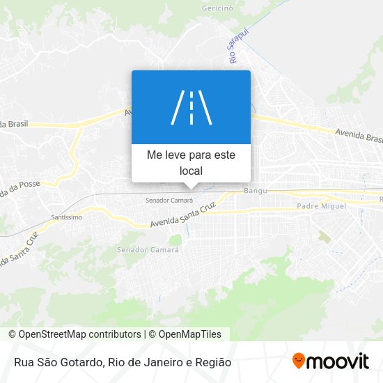 Rua São Gotardo mapa