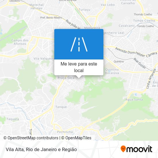 Vila Alta mapa