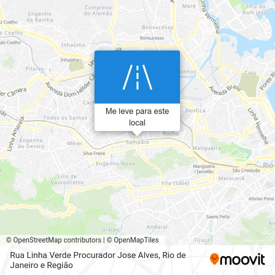 Rua Linha Verde Procurador Jose Alves mapa