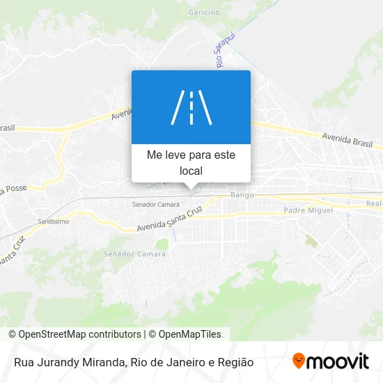 Rua Jurandy Miranda mapa