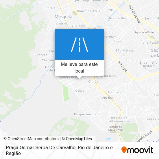 Praça Osmar Serpa De Carvalho mapa