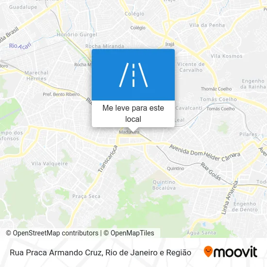 Rua Praca Armando Cruz mapa