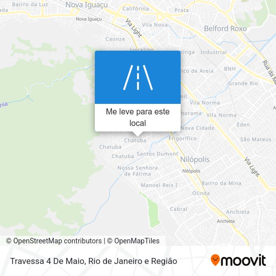 Travessa 4 De Maio mapa