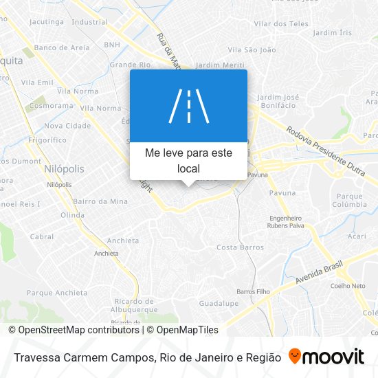 Travessa Carmem Campos mapa