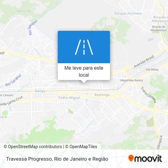 Travessa Progresso mapa