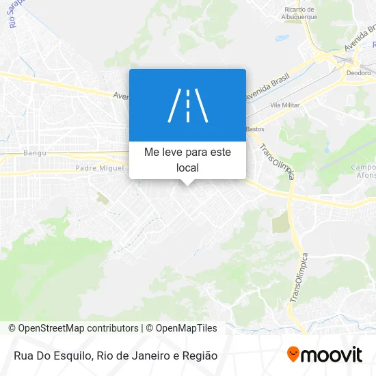 Rua Do Esquilo mapa
