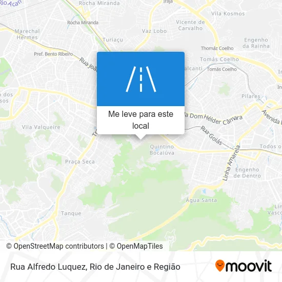 Rua Alfredo Luquez mapa