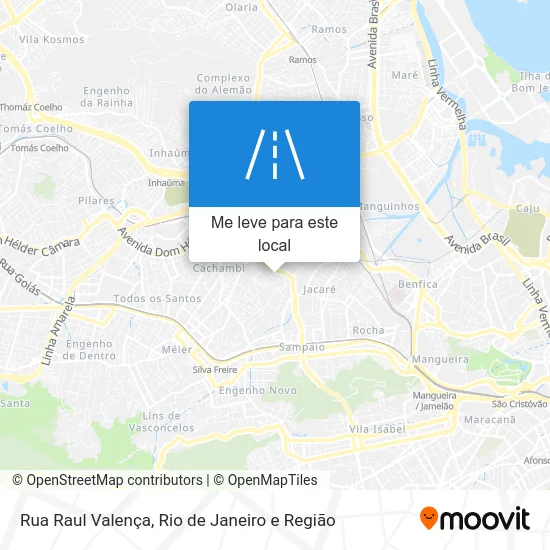 Rua Raul Valença mapa