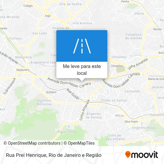 Rua Prei Henrique mapa