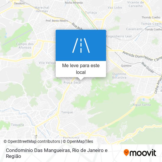 Condomínio Das Mangueiras mapa