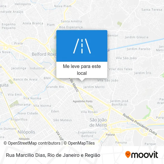 Rua Marcilio Dias mapa
