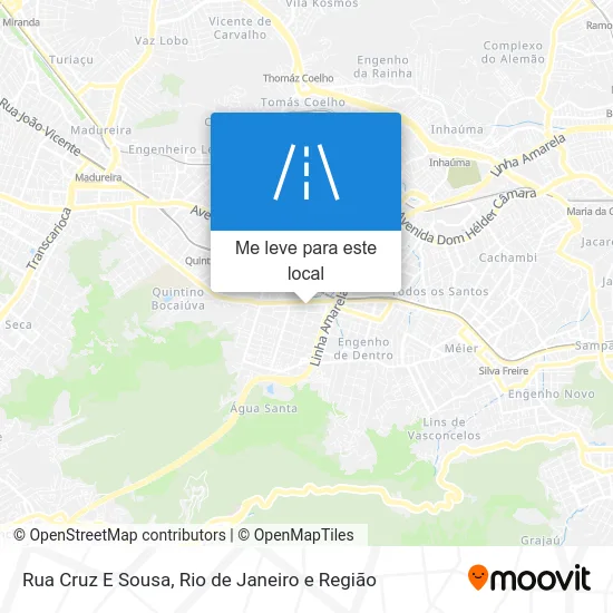 Rua Cruz E Sousa mapa