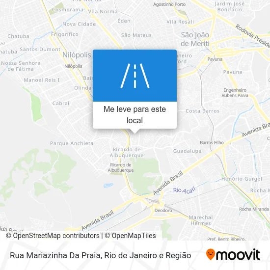 Rua Mariazinha Da Praia mapa
