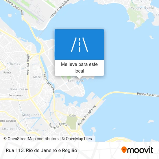 Rua 113 mapa