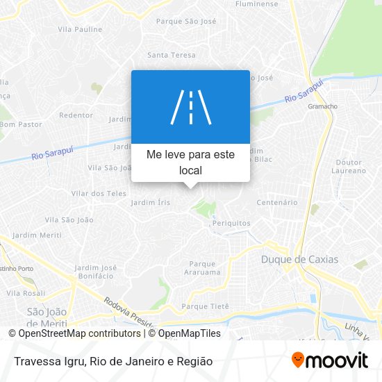 Travessa Igru mapa