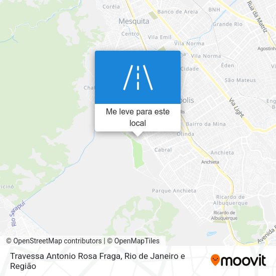 Travessa Antonio Rosa Fraga mapa