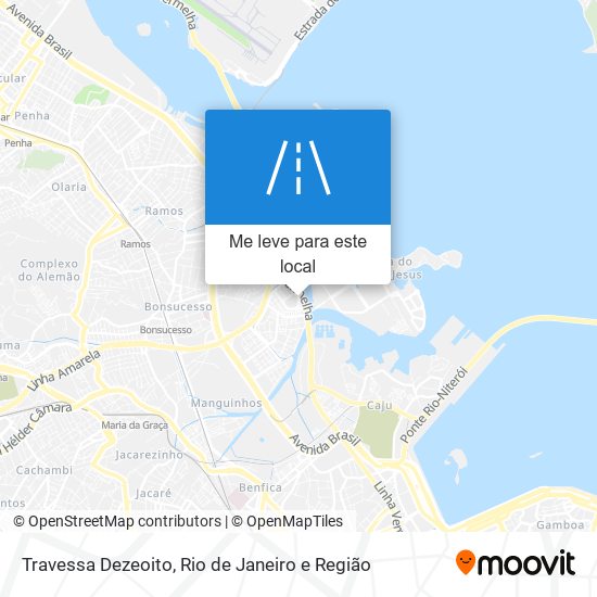 Travessa Dezeoito mapa