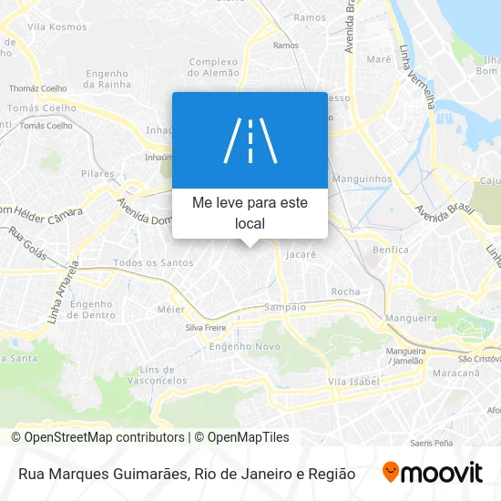Rua Marques Guimarães mapa