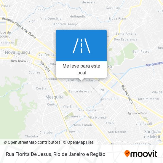 Rua Florita De Jesus mapa