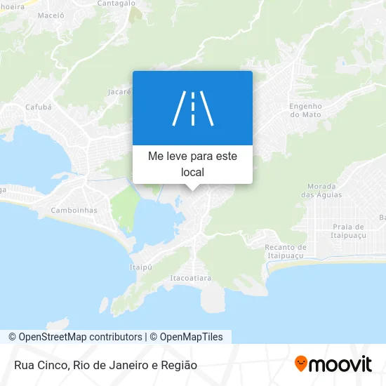 Rua Cinco mapa