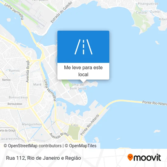 Rua 112 mapa
