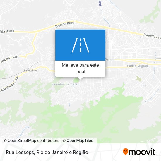 Rua Lesseps mapa
