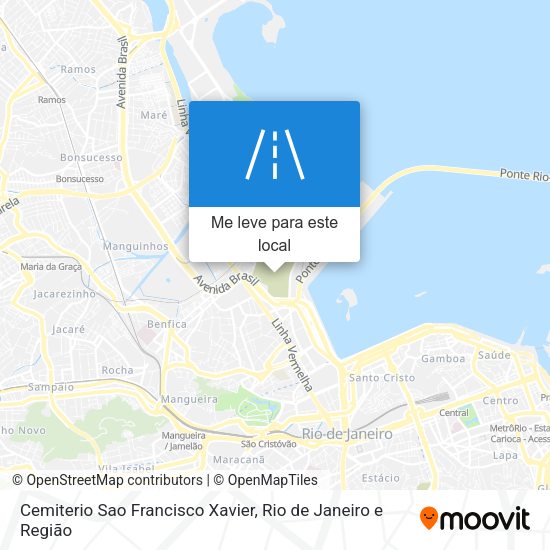 Cemiterio Sao Francisco Xavier mapa