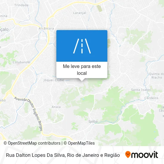Rua Dalton Lopes Da Silva mapa