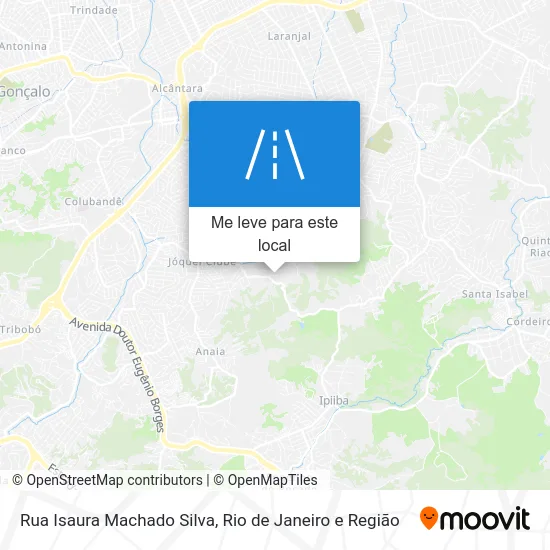 Rua Isaura Machado Silva mapa
