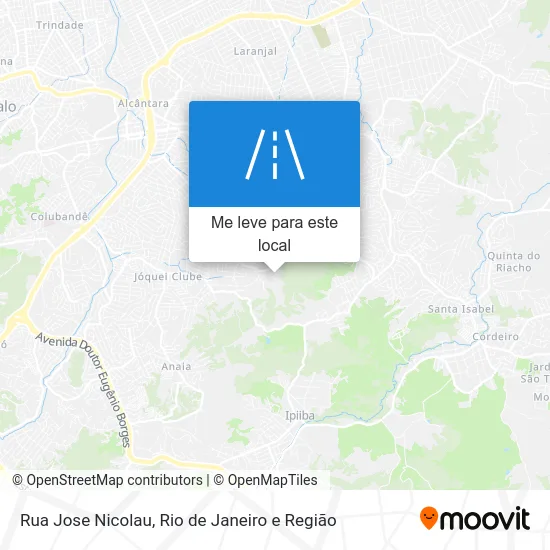 Rua Jose Nicolau mapa