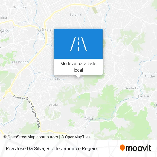 Rua Jose Da Silva mapa