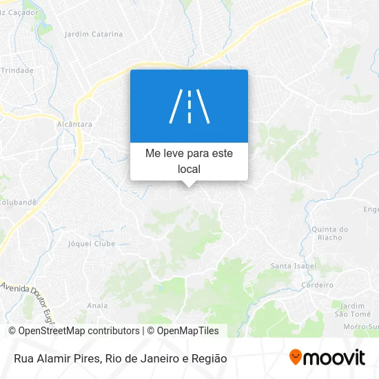 Rua Alamir Pires mapa