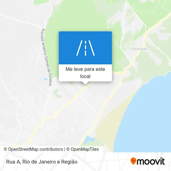 Rua A mapa