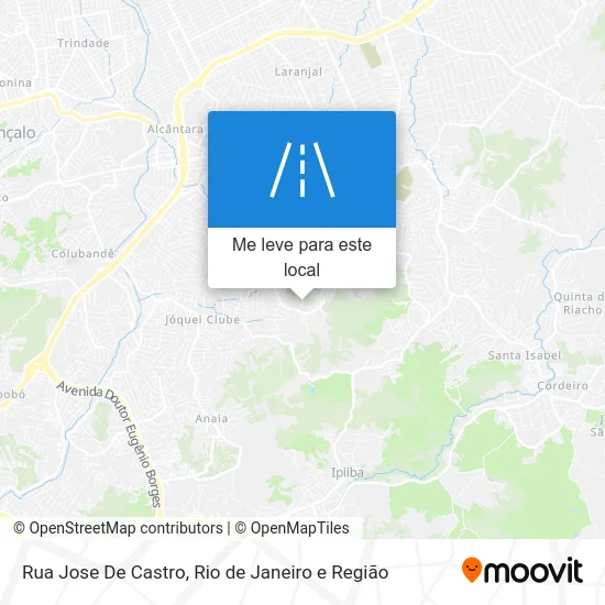 Rua Jose De Castro mapa