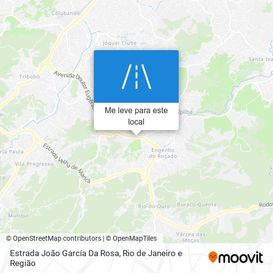 Estrada João García Da Rosa mapa