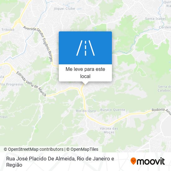 Rua José Placido De Almeida mapa