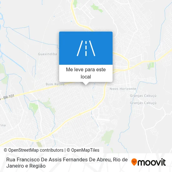 Rua Francisco De Assis Fernandes De Abreu mapa