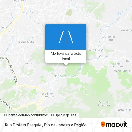 Rua Profeta Ezequiel mapa