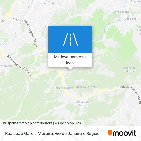 Rua João Garcia Moreira mapa