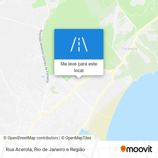 Rua Acerola mapa