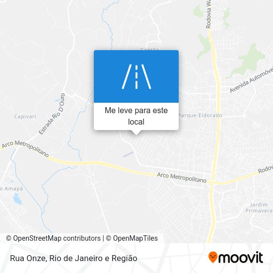 Rua Onze mapa