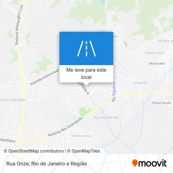 Rua Onze mapa