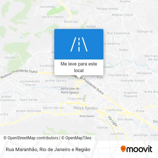Rua Maranhão mapa
