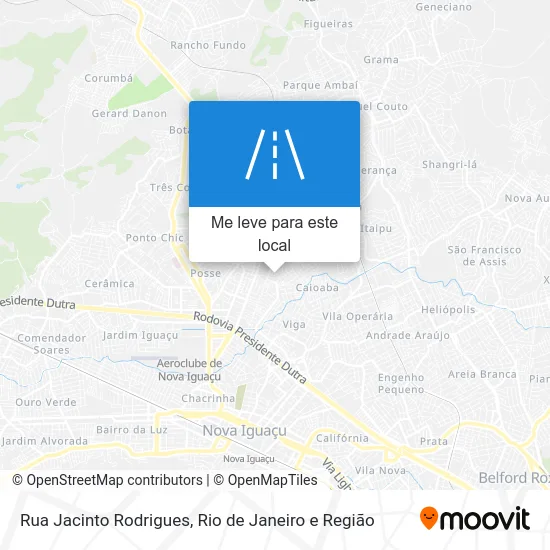 Rua Jacinto Rodrigues mapa