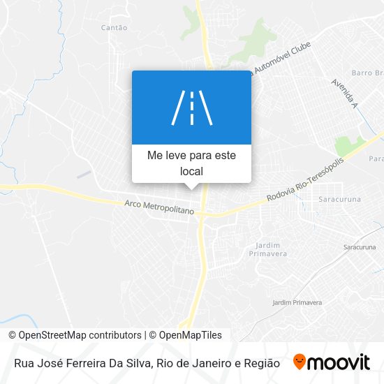 Rua José Ferreira Da Silva mapa