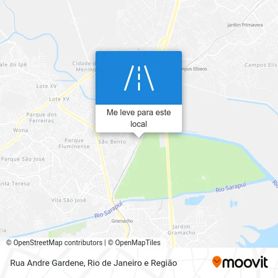 Rua Andre Gardene mapa