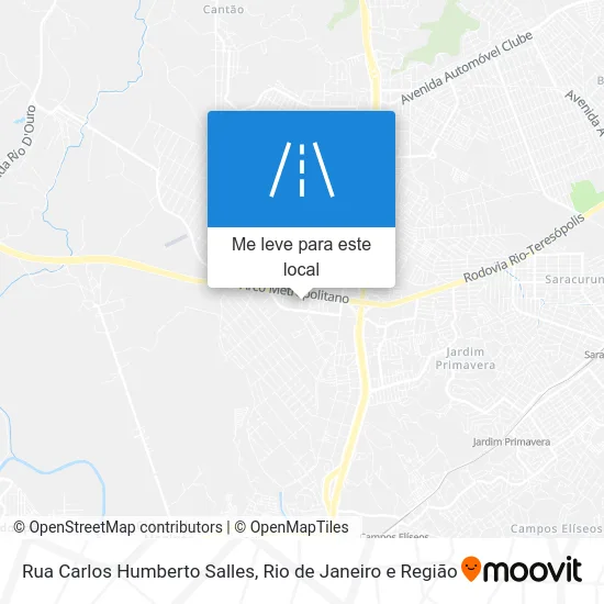Rua Carlos Humberto Salles mapa