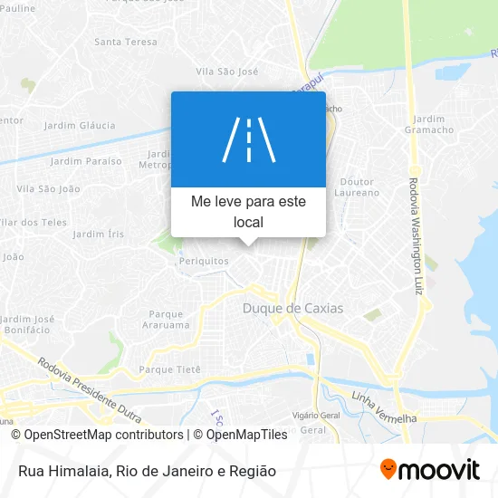 Rua Himalaia mapa
