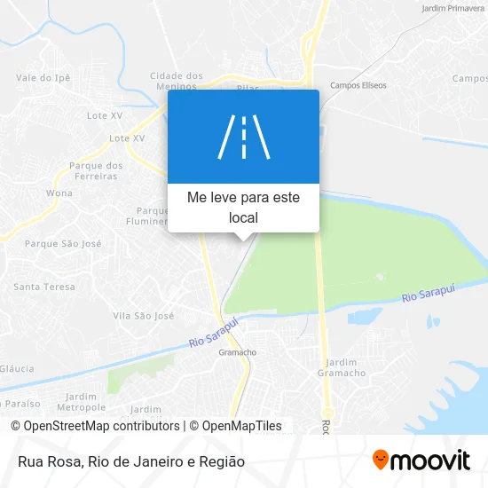 Rua Rosa mapa